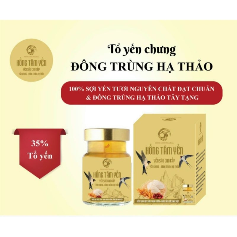 HỒNG TÂM YẾN _ Yến chưng Đông trùng hạ thảo
