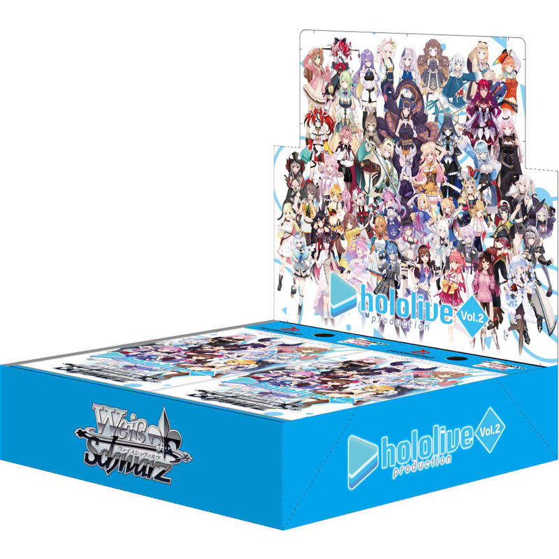 Pack 9 card game nhân phẩm Hololive weiss schwarz vol 2 hàng chính hãng