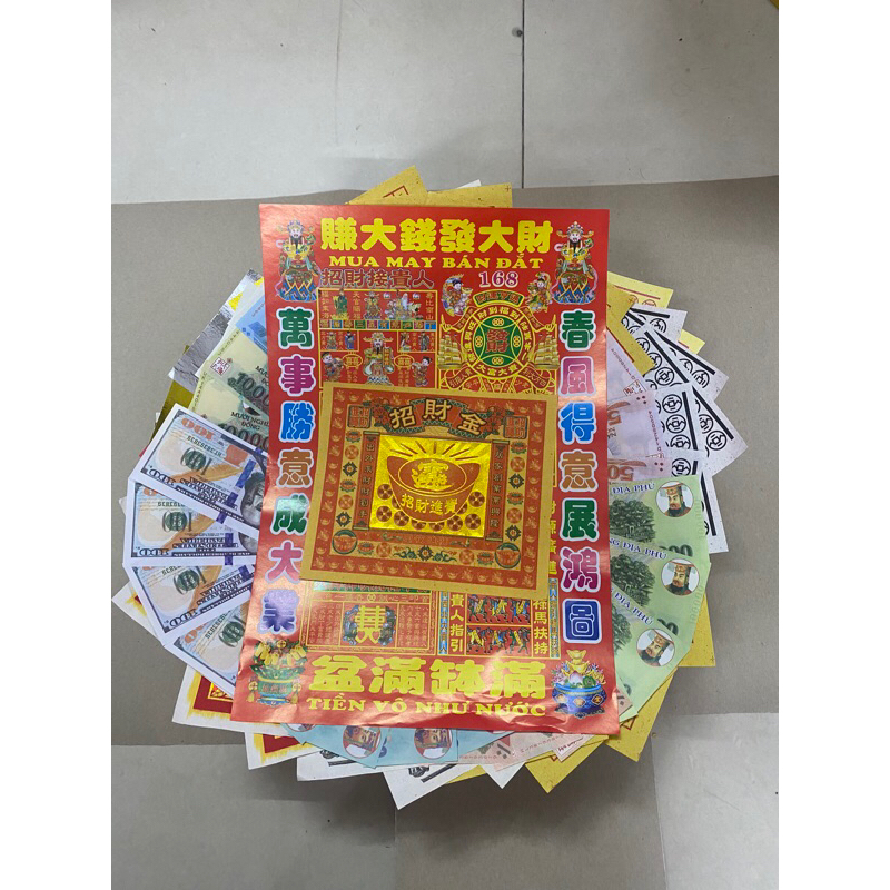 10 Bộ giấy cúng Mua May Bán Đắt