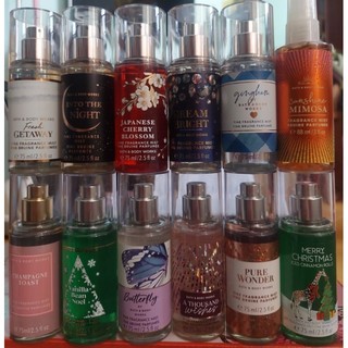 Xịt thơm body bath & body works 75ml các mùi