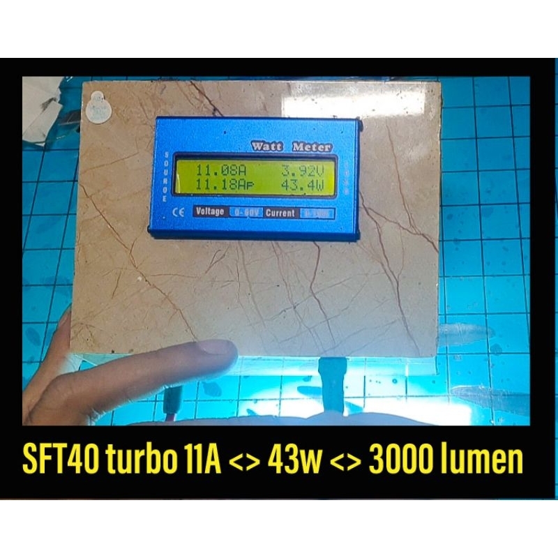 Đèn pin mod chip led SFT40/SFN5050 1.7mm cốc nhộm siêu gom tầm xa 1100m