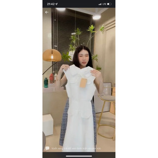 (pass) váy sát nách dự tiệc siêu sang