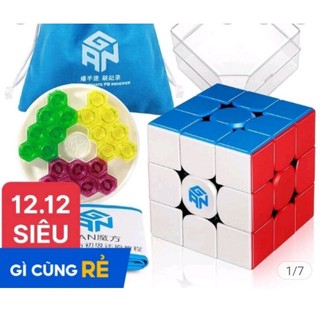 Rubik 3x3 gan 356 m có nam châm - rubik gan hàng chính hãng