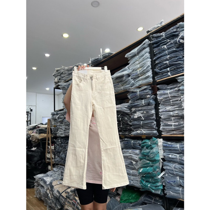Quần jeans ống loe 3 màu Cuahangjeans