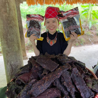 1kg thịt trâu gác bếp Vương Ngọc Thảo kèm chẩm chéo - Đặc Sản Tây Bắc