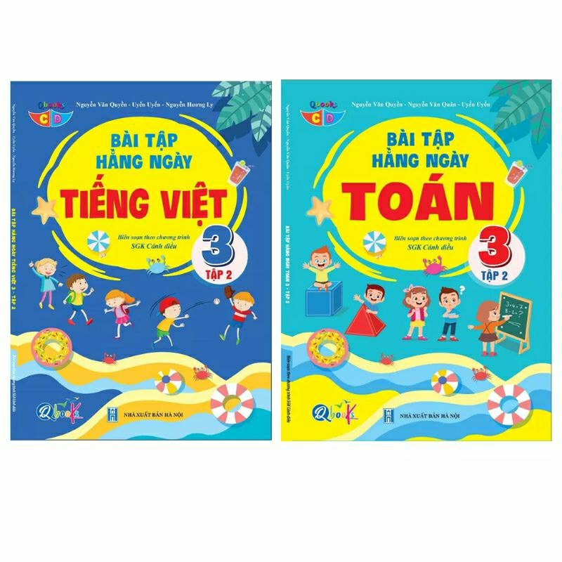 Sách - Combo Bài Tập Hằng Ngày Toán Và Tiếng Việt Lớp 3 - Cánh Diều - Học Kỳ 2