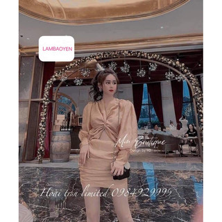 NEWTAG ĐẦM BODY HỞ EO