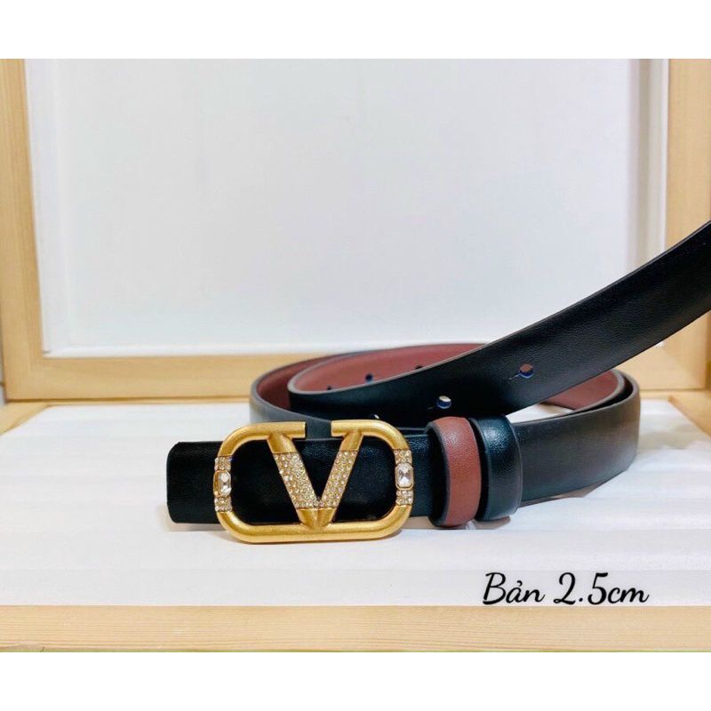 Dây thắt lưng( eo) V.e.r.s.a.c bản cao cấp 2,5cm [hình chụp thật]