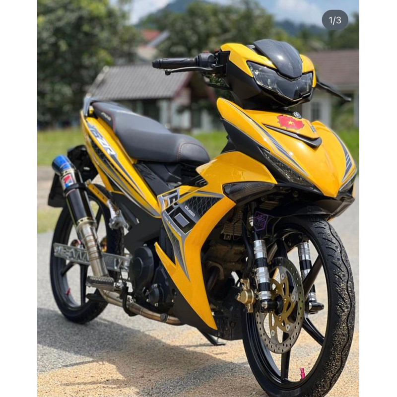Dàn áo Exciter 150 vàng đen mẫu tem Y15zr Rc