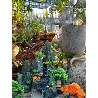 Hòn non bộ có thác nước - hòn non bộ ngoài trời hòn non bộ mini