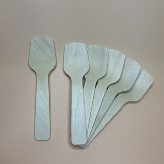 Set 100 cáiThìa Gỗ Ngắn sử dụng 1 lần
