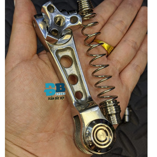 Bộ càng thắng thẳng inox 304 siêu sáng + lò xo gắn nhiều dòng xe