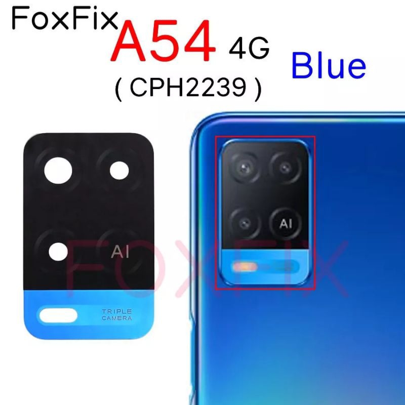 Kính Camera Oppo A54 (sẵn keo dán)