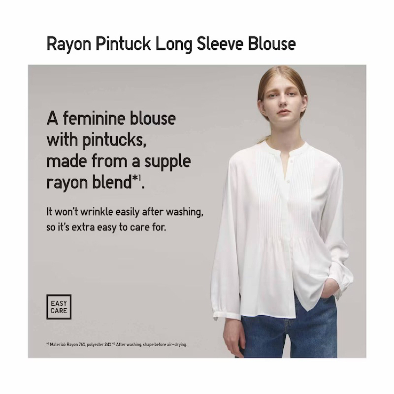 Áo blouse Uniqlo - 2 mẫu