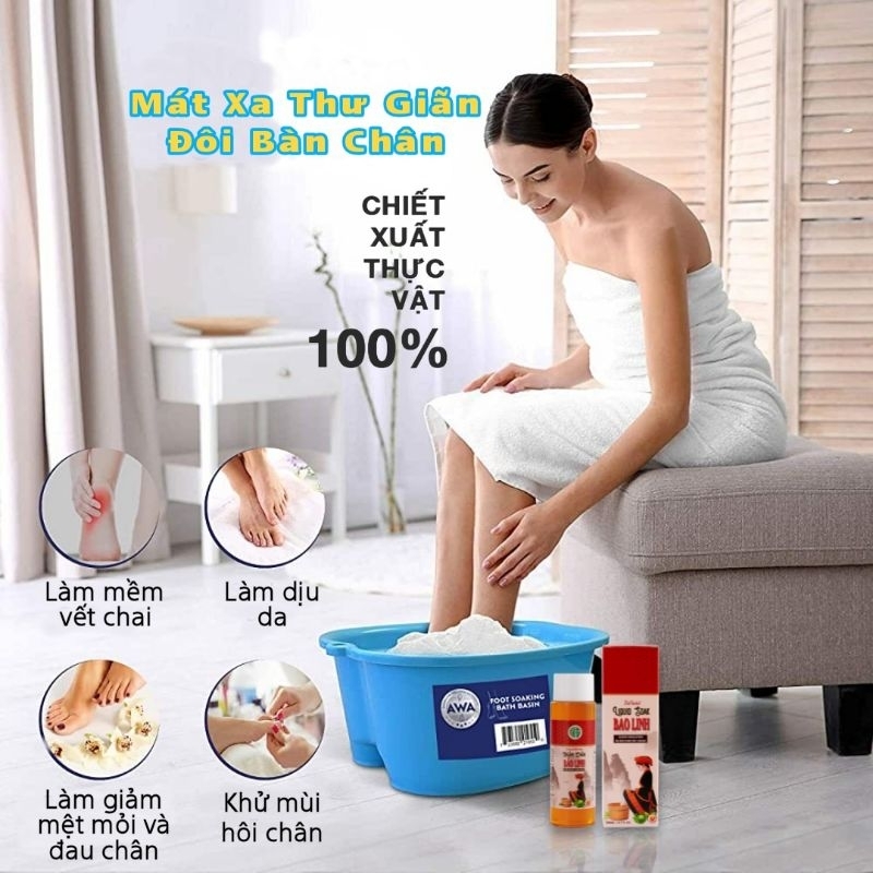 TINH DẦU THẢO DƯỢC NGÂM CHÂN BẢO LINH