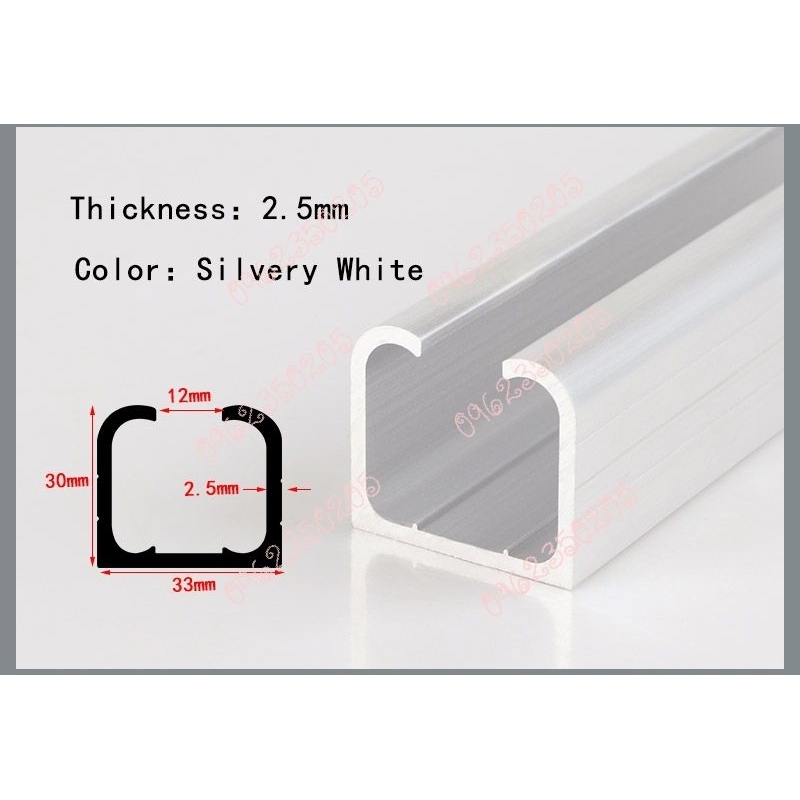 1,5 Mét Đường Ray Kèm Bánh Xe Treo Cửa Trượt.