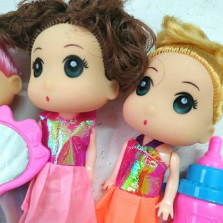 Đồ Chơi Cho Bé Gái Set 3 búp bê chibi cute