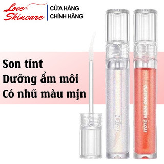 Son Tint Bóng Cho Môi Căng Mọng, Mịn Mượt Romand Glasting Water Gloss LOVESKINCARE VN