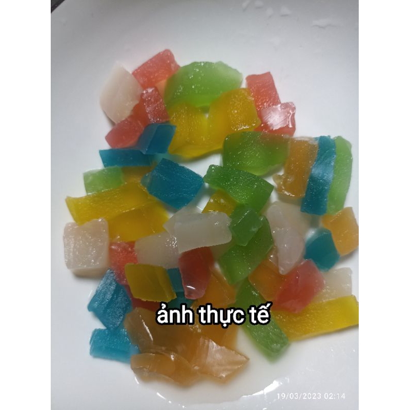 Giá sỉ 1kg thạch sắn dây  , giòn dai, nấu chè, topping trà sữa.