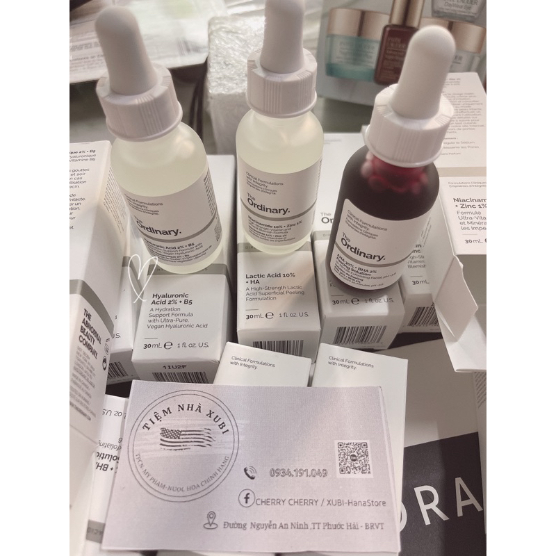 Full Bộ Niacina Retinol Combo Peel Da Của Nhà The Ỏdinary Bản Canada