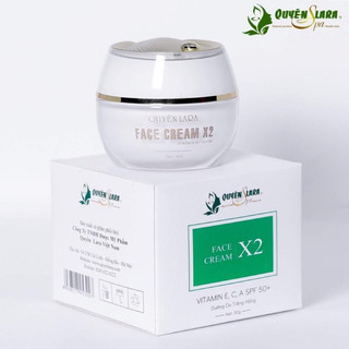 Hộp 30g kem dưỡng da trắng hồng face cream x2 cao cấp quyên lara