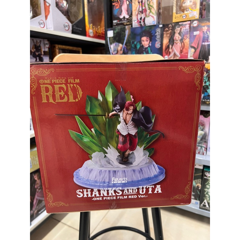 Mô hình anime one piece cao cấp chính hãng Bandai : Uta và Shanks figuatz zero