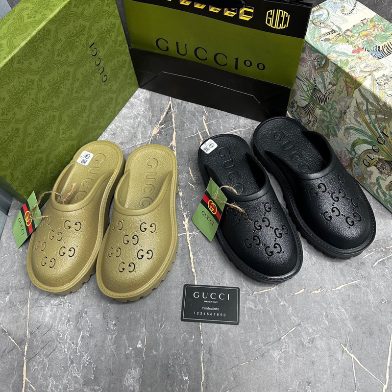 Sục Gc cao su Nam đế cao 5cm 2 màu đen be