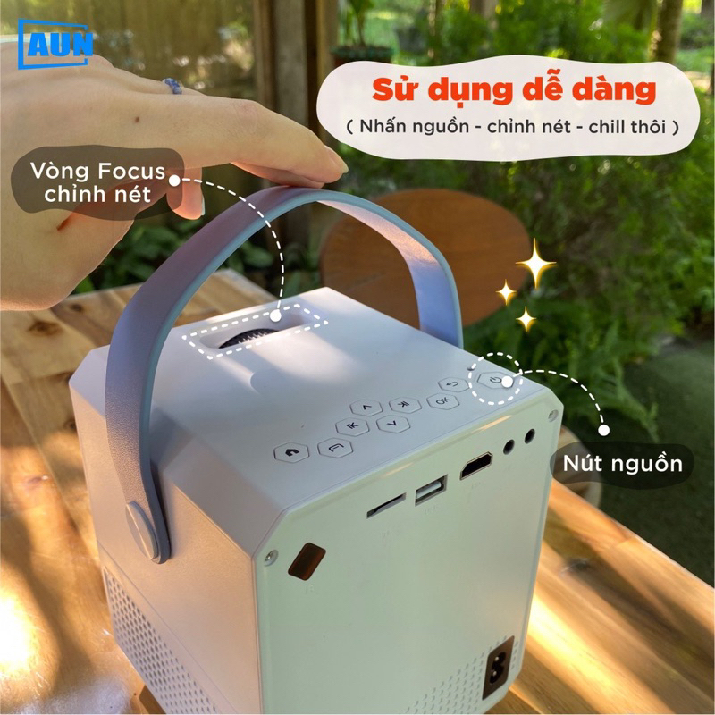 Thanh lý máy chiếu Aun C900 promax