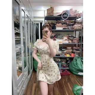 VÁY HOA XỐP 2 DÁNG NGẮN - DÀI