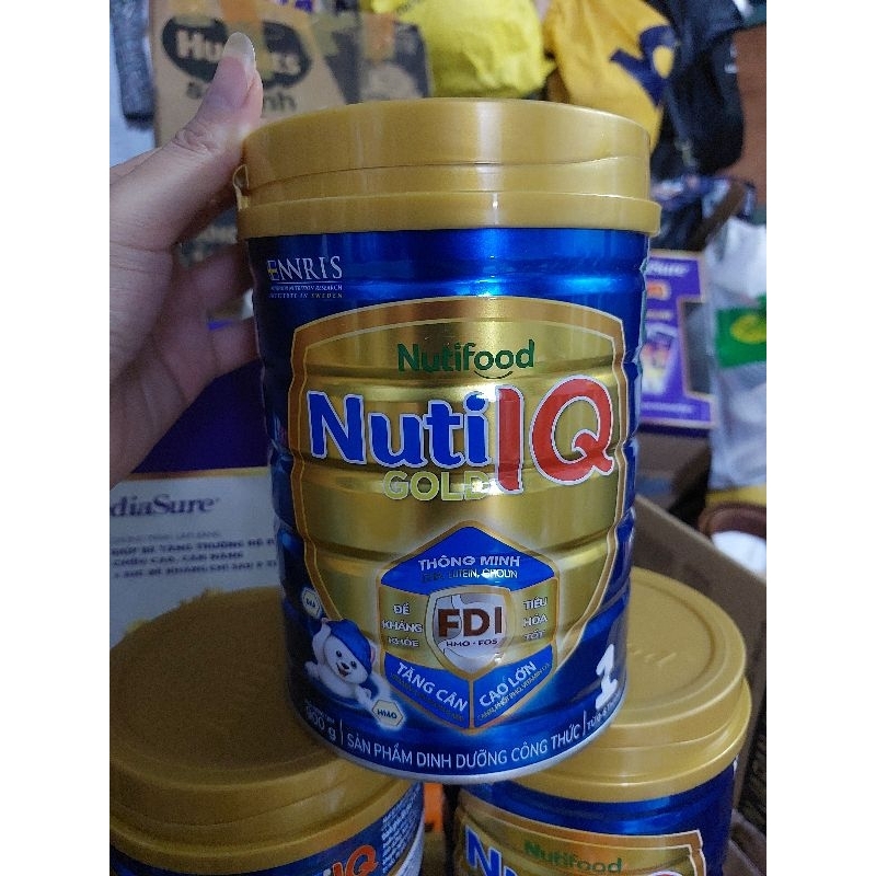 Sữa bột Nutifood Nuti IQ Gold lon 900g số 1,2,3 