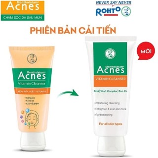 Sữa rửa mặt Acnes vitamin cleanser sáng da mờ thâm sẹo 100gr