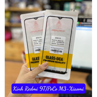 Kính Ép Liền Keo Redmi 9T/POCO M2/POCO M3