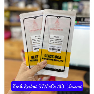 Kính Ép Liền Keo Redmi 9T/POCO M2/POCO M3