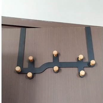 Giá treo Dola Home mốc cửa, móc vách ngăn để túi xách, quần áo, tai nghe kim loại sơn cao cấp