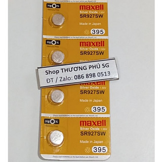 Pin SR927SW, 395 - 1.55V Maxell Silver Oxide / Vĩ 5 Viên