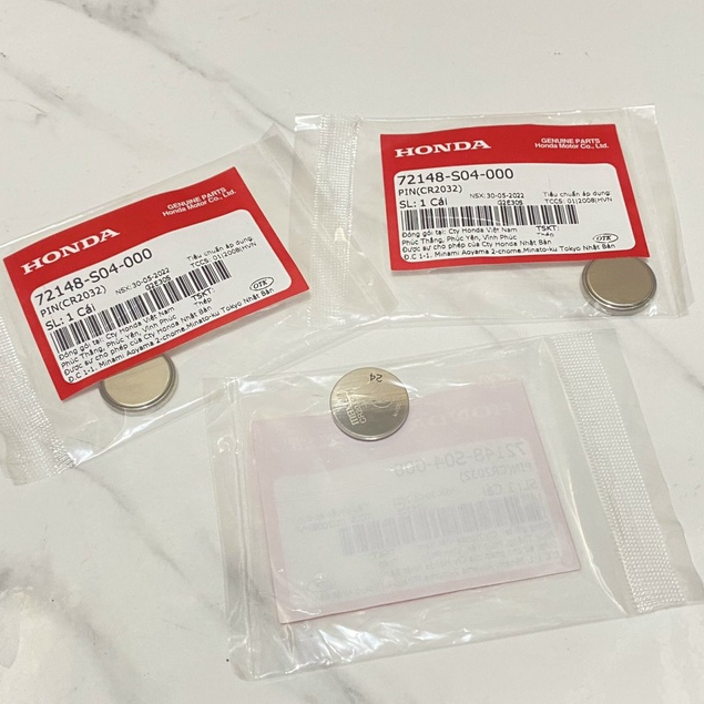 Pin Chìa Khoá Điều Khiển Smartkey Honda Remote SH, VISION, AIRBLADE, LEAD, SH MODE, PCX lắp khóa ô tô Mã SP 72148S04000