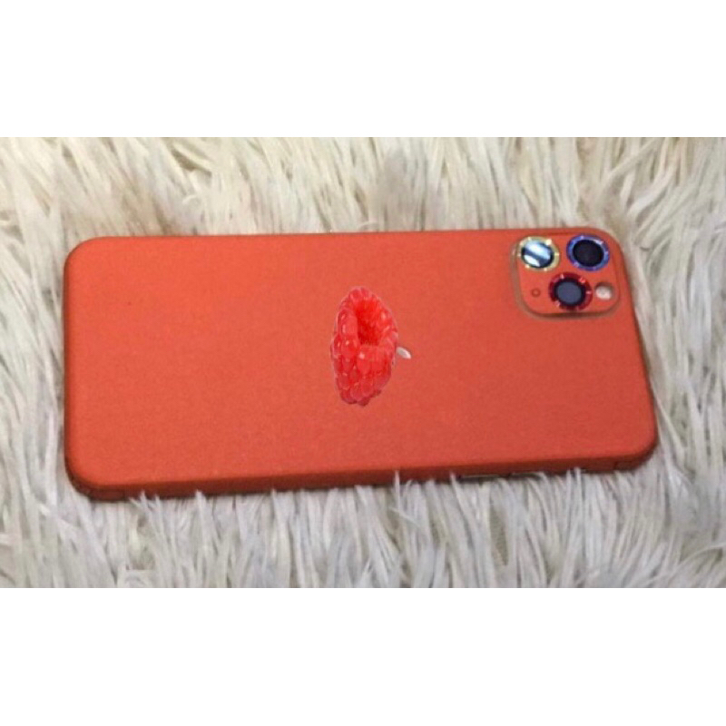 MIẾNG DÁN SKIN NHÁM FULL LƯNG VIỀN GỒM CÁC MÀU ĐỎ HỒNG VÀNG CAM ĐEN DÀNH CHO IPHONE 14 PRO MAX 14 13 PRO MAX 12 PRO MAX