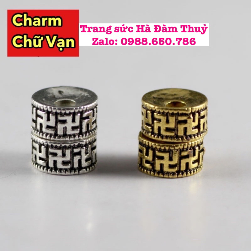 Charm chữ Vạn mix vòng tay 🍀🍀🍀