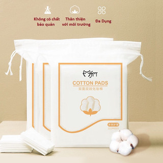 Bông tẩy trang 3 lớp Cotton Pads túi 222 miếng