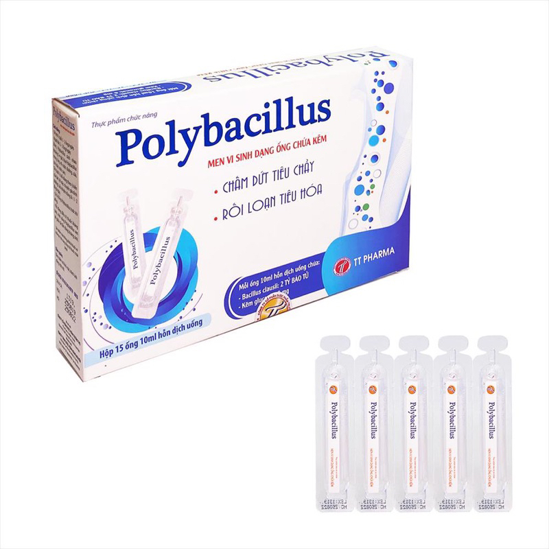 Men Tiêu Hoá Ống. POLYBACILLUS H15ỐNG10ML