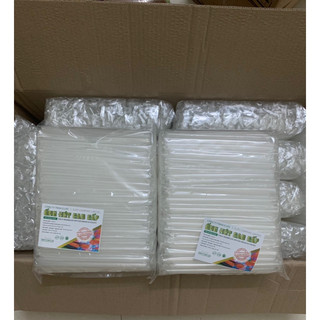 Bịch 500g Ống Hút Đen / Trắng / Đỏ phi 6 - 8 -12 có màng bọc