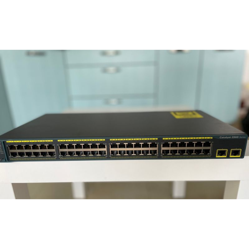 Thiết bị chuyển mạch hiệu xuất cao Layer 2 Cisco Catalyst 2960G-48TS - 48 x Gigabit Ethernet Switch - 48 x SFP