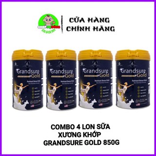 Combo 4 lon sữa non xương khớp Grandsure gold 850g hỗ trợ xương chắc khỏe