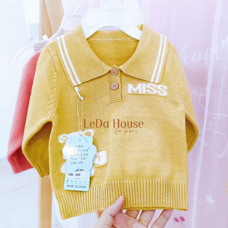 Áo gile len cho bé sơ sinh giữ ấm len loại 1 mềm mịn không bai xù 4kg - 10kg
