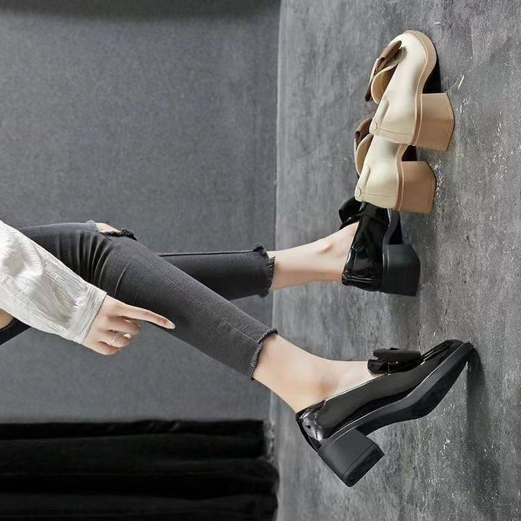 Giày Nữ 5 Phân Nơ Hàng Quảng Châu Loại 1 Lùi 1 Size