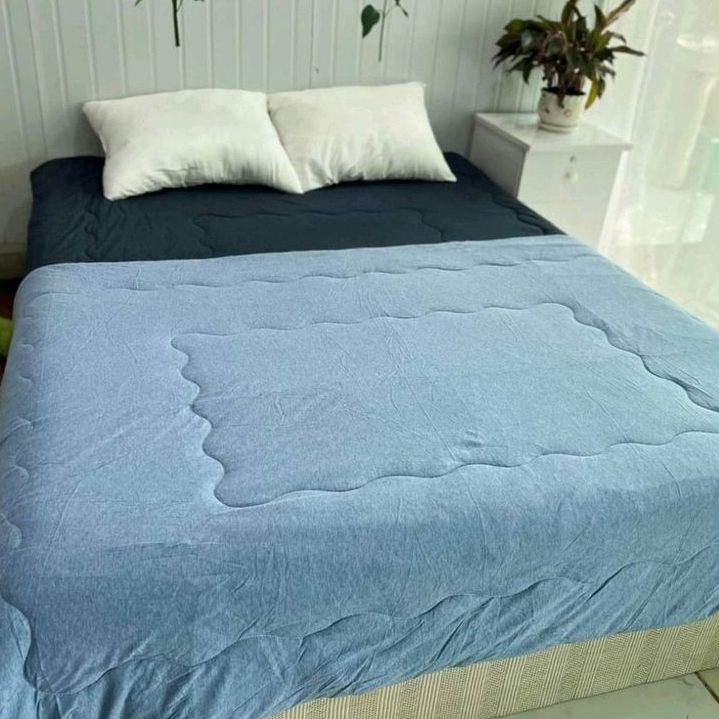 Chăn, Mền Cotton 100% chần bông mỏng ( Hàng Nhật xuất dư) khổ theo kích thước xuất nhật