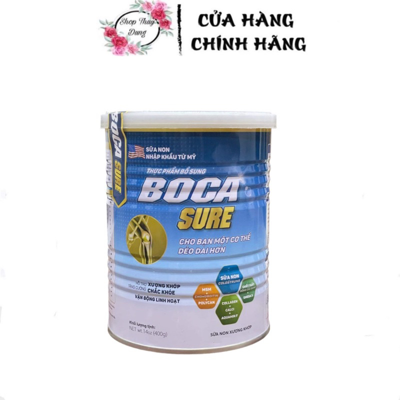 SỮA BOCA SURE TĂNG CƯỜNG BẢO VỆ SỨC KHOẺ XƯƠNG - KHỚP