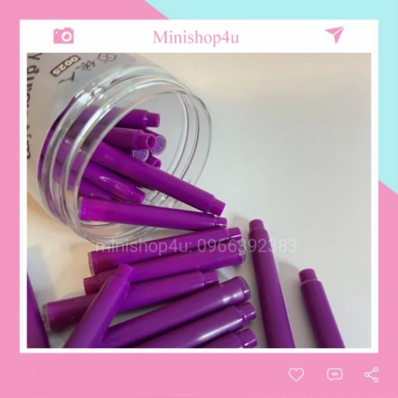 Ống mực dành cho bút máy viết xoá được