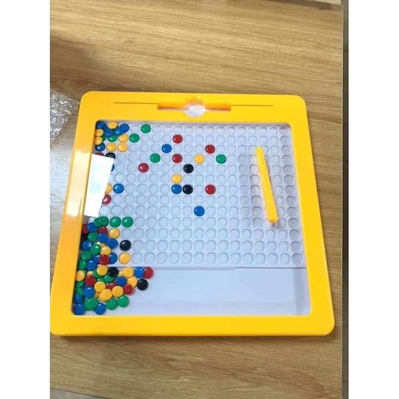 [Hot] Bảng vẽ nam châm từ tính kèm bút - đồ chơi hạt đậu mê cung giáo dục cho bé phát triển sự sáng tạo cho bé.