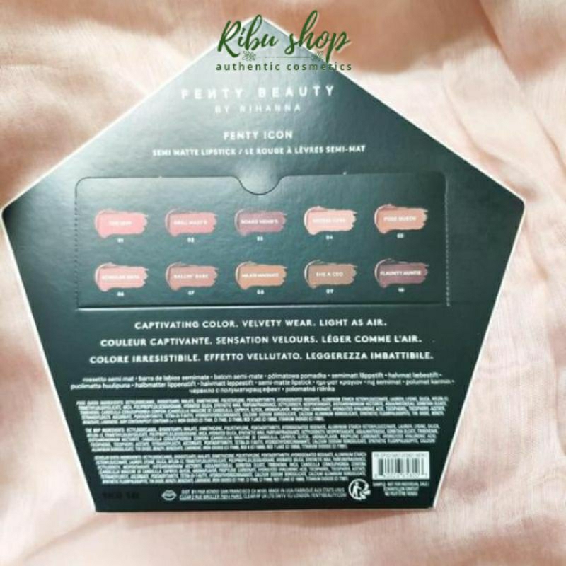 Sample mẫu thử son Fenty Beauty 3 ô - Ribu shop